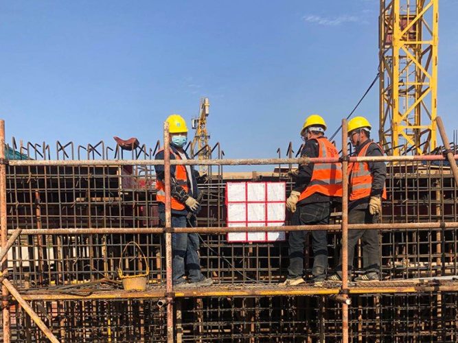 Cable seal in Yixing Medical Center project Cable seal in Yixing Medical Center project