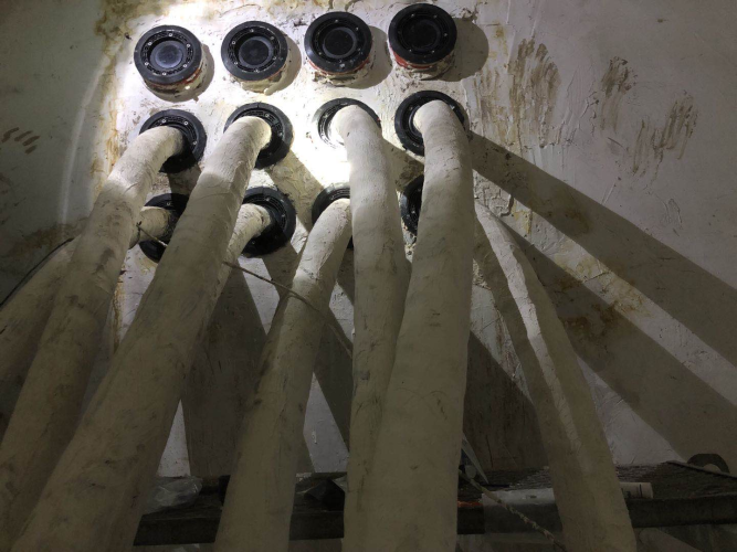 Cable seal in Ningbo Dahe 110kv main substation project Cable seal in Ningbo Dahe 110kv main substation project